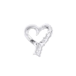 14K Yellow Gold Round Diamond Floating Heart Pendant 0.25ct -Its Hot Jewelry Shop 14k gold round diamond floating heart pendant 025ct p 27715 backwh 20191215