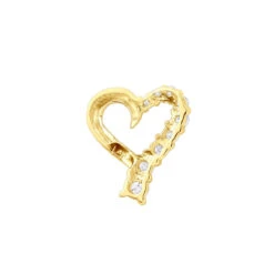 14K Yellow Gold Round Diamond Floating Heart Pendant 0.25ct -Its Hot Jewelry Shop 14k gold round diamond floating heart pendant 025ct p 27715 backye 20191215