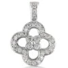14K White Gold Round Diamond Floral Pendant 0.52ct 1 14K White Gold Round Diamond Floral Pendant 0.52ct -Its Hot Jewelry Shop 14k gold round diamond floral pendant 052ct p 27226 white 20220426