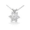 14K White Gold Round Diamond Flower Pendant 0.80ct 2 14K White Gold Round Diamond Flower Pendant 0.80ct -Its Hot Jewelry Shop 14k gold round diamond flower pendant 080ct p 27224 white 20220426
