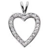 14K White Gold Round Diamond Heart Necklace 0.72ct -Its Hot Jewelry Shop 14k gold round diamond heart necklace 072ct p 27755 white 20220426