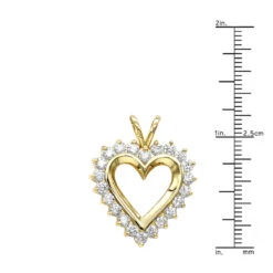 14K Yellow Gold Round Diamond Heart Necklace 1.76ct 13 14K Yellow Gold Round Diamond Heart Necklace 1.76ct -Its Hot Jewelry Shop 14k gold round diamond heart necklace 176ct p 27748 rulerye