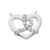 14K White Gold Round Diamonds Designer Heart Shape Pendant 0.42ct -Its Hot Jewelry Shop 14k gold round diamond heart pendant 042ct p 27770 white 20220426