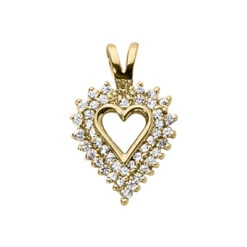 14K White Gold Round Diamond Heart Pendant 0.45ct 25.75mm 5 14K White Gold Round Diamond Heart Pendant 0.45ct 25.75mm -Its Hot Jewelry Shop 14k gold round diamond heart pendant 045ct p 27731 yellow 20220426