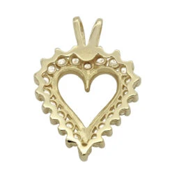 14K Yellow Gold Round Diamond Heart Pendant 0.80ct 3/4in (18mm) 11 14K Yellow Gold Round Diamond Heart Pendant 0.80ct 3/4in (18mm) -Its Hot Jewelry Shop 14k gold round diamond heart pendant 080ct p 27832 backye