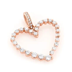 14K Yellow Gold Round Diamond Heart Pendant 1ct 15/16 In (24mm) -Its Hot Jewelry Shop 14k gold round diamond heart pendant 1ct p 27718 ro