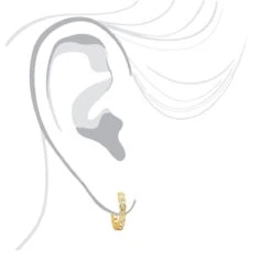 14K Yellow Gold Round Diamond Hoop Huggie Earrings 0.16ct 16 14K Yellow Gold Round Diamond Hoop Huggie Earrings 0.16ct -Its Hot Jewelry Shop 14k gold round diamond hoop huggie earrings 016ct p 6827 bodye