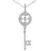 14K White Gold Round Diamond Key Pendant 0.38ct 12.5mm 2 14K White Gold Round Diamond Key Pendant 0.38ct 12.5mm -Its Hot Jewelry Shop 14k gold round diamond key pendant 038ct p 30606 white 20220420 20220426