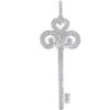 14K White Gold Round Diamond Key Pendant 1.09ct 2 14K White Gold Round Diamond Key Pendant 1.09ct -Its Hot Jewelry Shop 14k gold round diamond key pendant 109ct p 30604 white 20220426