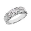 14K White Gold Round Diamond Ladies Ring 0.57ct 6mm -Its Hot Jewelry Shop 14k gold round diamond ladies ring 057ct p 29406 white