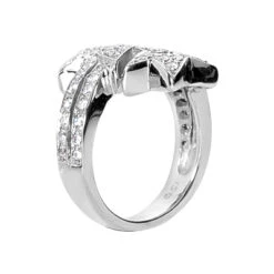 14K White Gold Round Diamond Ladies Ring 0.94ct -Its Hot Jewelry Shop 14k gold round diamond ladies ring 094ct p 29332 back white
