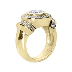 14K White Gold Round Diamond Ladies Ring 1.34ct 9 14K White Gold Round Diamond Ladies Ring 1.34ct -Its Hot Jewelry Shop 14k gold round diamond ladies ring 134ct p 29533 back yellow