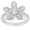 Thin 14K White Gold Round Diamond Ladies Ring 1.38ct -Its Hot Jewelry Shop 14k gold round diamond ladies ring 138ct p 29166