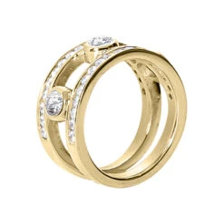 14K White Gold Round Diamond Ladies Ring 1.50ct 10.5mm 9 14K White Gold Round Diamond Ladies Ring 1.50ct 10.5mm -Its Hot Jewelry Shop 14k gold round diamond ladies ring 150ct p 29706 back yellow
