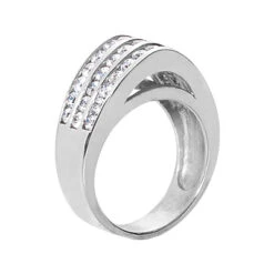 14K White Gold Round Diamond Ladies Ring 1.56ct -Its Hot Jewelry Shop 14k gold round diamond ladies ring 156ct p 29339 back white