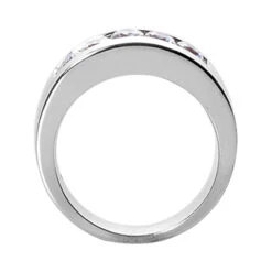 14K White Gold Round Diamond Men's Wedding Band 1.25ct 8 14K White Gold Round Diamond Men's Wedding Band 1.25ct -Its Hot Jewelry Shop 14k gold round diamond mens wedding band 125ct p 25541 back white 20220426