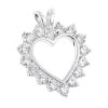 14K White Gold Round Diamond Open Heart Pendant For Women 1.9ct 2 14K White Gold Round Diamond Open Heart Pendant For Women 1.9ct -Its Hot Jewelry Shop 14k gold round diamond open heart pendant for women 19ct mainwh