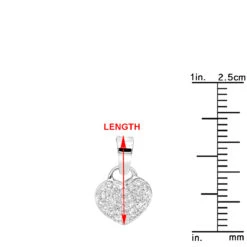 14K White Gold Round Diamond Pave Heart Pendant 0.50ct 3/8in (10mm) 13 14K White Gold Round Diamond Pave Heart Pendant 0.50ct 3/8in (10mm) -Its Hot Jewelry Shop 14k gold round diamond pave heart pendant 050ct p 27697 rulerwh