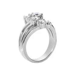 14K White Gold Round Diamond Right Hand Ladies Ring 0.65ct -Its Hot Jewelry Shop 14k gold round diamond right hand ladies ring 065ct p 29779 back white