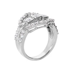 14K White Gold Round Diamond Right Hand Ladies Ring 1.45ct -Its Hot Jewelry Shop 14k gold round diamond right hand ladies ring 145ct p 29819 back white