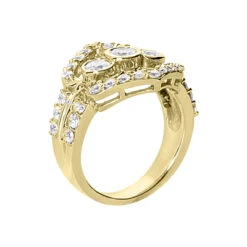 14K White Gold Round Diamond Right Hand Ladies Ring 1.45ct -Its Hot Jewelry Shop 14k gold round diamond right hand ladies ring 145ct p 29819 back yellow