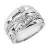 14K White Gold Round Diamond Right Hand Ring 0.57ct -Its Hot Jewelry Shop 14k gold round diamond right hand ring 057ct p 29789 white
