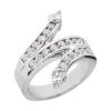 14K White Gold Round Diamond Right Hand Ring 0.90ct -Its Hot Jewelry Shop 14k gold round diamond right hand ring 090ct p 29744 white