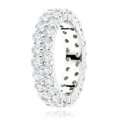 14K White Gold Round Diamonds Eternity Band 2.60ct -Its Hot Jewelry Shop 14k gold round diamonds eternity band 260ct p 24835 backwh
