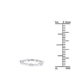 Stackable Thin 14K White Gold Round Diamonds Eternity Ring For Women 0.35ct -Its Hot Jewelry Shop 14k gold round diamonds eternity ring 035ct p 24864 rulerwh
