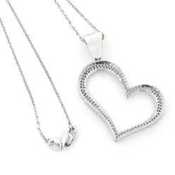 14K White Gold Round Pave Diamond Heart Pendant 0.5ct -Its Hot Jewelry Shop 14k gold round pave diamond heart pendant 063ct p 6344 backwh