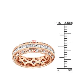 14K White Gold Round Princess Diamond Eternity Band 1.95ct 25 14K White Gold Round Princess Diamond Eternity Band 1.95ct -Its Hot Jewelry Shop 14k gold round princess diamond eternity band 195ct p 6290 rulerro