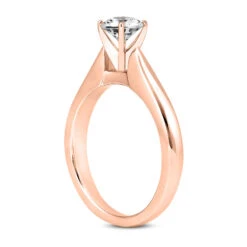 14K White Gold Six-Prong Solitaire Engagement Ring 0.40ct 1.90mm -Its Hot Jewelry Shop 14k gold six prong solitaire engagement ring 040ct p 23441 back rose 20220426