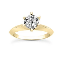 14K White Gold Six-Prong Solitaire Engagement Ring 0.50ct 3mm -Its Hot Jewelry Shop 14k gold six prong solitaire engagement ring 050ct p 23117 yellow 20220426