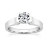 14K White Gold Six-Prong Solitaire Engagement Ring 0.50ct 2.90mm -Its Hot Jewelry Shop 14k gold six prong solitaire engagement ring 050ct p 23465 white 20220426