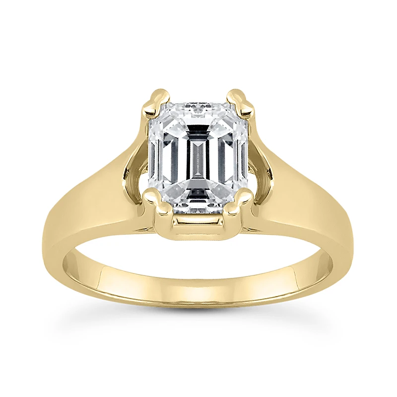 14K White Gold Solitaire Engagement Ring 0.25ct 3.96mm 4 14K White Gold Solitaire Engagement Ring 0.25ct 3.96mm - Image 2