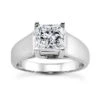 14K White Gold Solitaire Engagement Ring 0.40ct 3.8mm -Its Hot Jewelry Shop 14k gold solitaire engagement ring 040ct p 24975 white 20220426