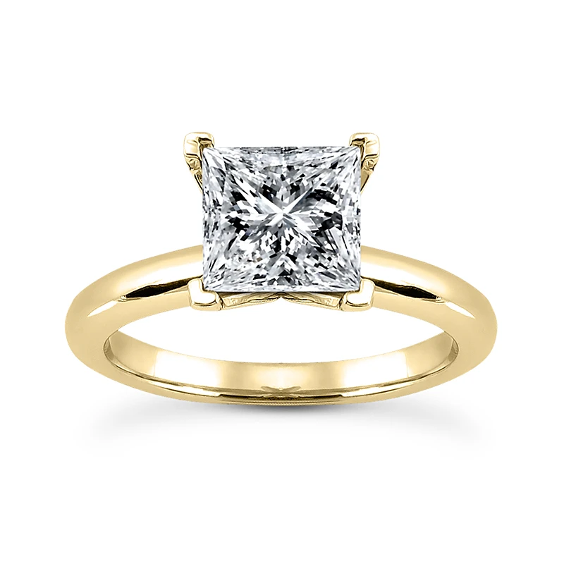14K White Gold Solitaire Engagement Ring 0.40ct 2.2mm 4 14K White Gold Solitaire Engagement Ring 0.40ct 2.2mm - Image 2