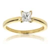 14K Yellow Gold Princess Cut Diamond Solitaire Engagement Ring 0.4ct -Its Hot Jewelry Shop 14k gold solitaire engagement ring 040ct p 25043 ye