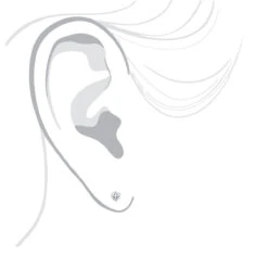 14K White Gold Solitaire Round Diamond Martini Stud Earrings 0.33ct -Its Hot Jewelry Shop 14k gold solitaire round diamond martini stud earrings 033ct bodwh