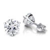 14K White Gold Solitaire Round Diamond Martini Stud Earrings 1.5ct -Its Hot Jewelry Shop 14k gold solitaire round diamond martini stud earrings 15ct mainwh