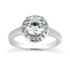 14K White Gold Unique Diamond Engagement Ring 0.62ct 2.20mm -Its Hot Jewelry Shop 14k gold unique diamond engagement ring 062ct p 23917 white 20220426