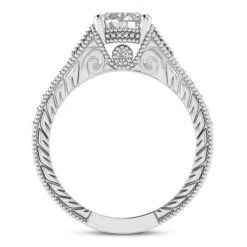 14K White Gold Unique Diamond Engagement Ring 0.77ct -Its Hot Jewelry Shop 14k gold unique diamond engagement ring 077ct p 23866 additional white