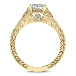 14K White Gold Unique Diamond Engagement Ring 0.77ct -Its Hot Jewelry Shop 14k gold unique diamond engagement ring 077ct p 23866 additional yellow