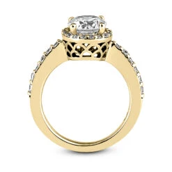 14K White Gold Unique Diamond Engagement Ring 0.86ct 1.8mm -Its Hot Jewelry Shop 14k gold unique diamond engagement ring 086ct p 23986 additional yellow