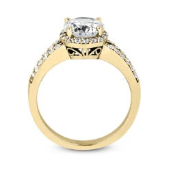 14K White Gold Unique Diamond Engagement Ring 0.88ct 4.5mm -Its Hot Jewelry Shop 14k gold unique diamond engagement ring 088ct p 23602 additional yellow