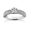 14K White Gold Unique Diamond Engagement Ring 0.88ct 3.1mm 2 14K White Gold Unique Diamond Engagement Ring 0.88ct 3.1mm -Its Hot Jewelry Shop 14k gold unique diamond engagement ring 088ct p 24083 white 20220426