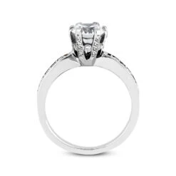 14K White Gold Unique Diamond Engagement Ring 0.91ct 3mm 19 14K White Gold Unique Diamond Engagement Ring 0.91ct 3mm -Its Hot Jewelry Shop 14k gold unique diamond engagement ring 091ct p 24068 additional white