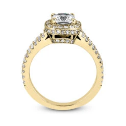 14K White Gold Unique Diamond Engagement Ring 0.99ct -Its Hot Jewelry Shop 14k gold unique diamond engagement ring 099ct p 23672 additional yellow