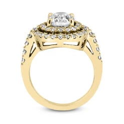 14K White Gold Unique Diamond Engagement Ring 1.10ct 1.5mm -Its Hot Jewelry Shop 14k gold unique diamond engagement ring 110ct p 24030 additional yellow