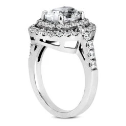 14K White Gold Unique Diamond Engagement Ring 1.10ct 1.5mm -Its Hot Jewelry Shop 14k gold unique diamond engagement ring 110ct p 24030 back white 20220426